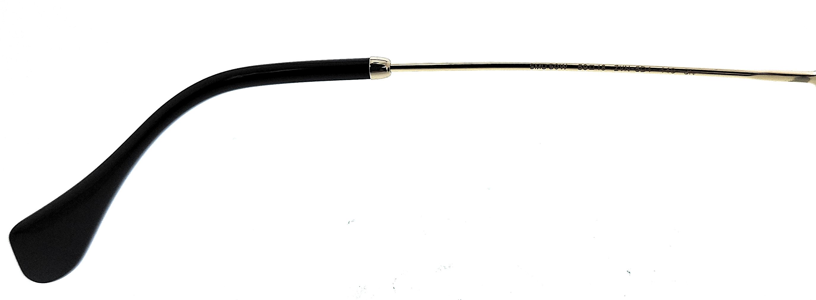 Miu Miu 0MU 50WS ZVN5D1 Pale Gold Tone Butterfly Sunglasses - Picture 6 of 7